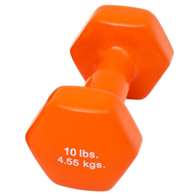 Dumbbell Weight Color Vinyl Coated 10 Lb
