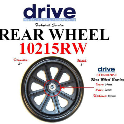 Caster 8 (Rear) for #11053A/B Rollators  (each)