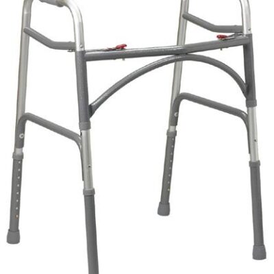 Double Button Extra-Wide Adult Folding Walker (Bariatric)