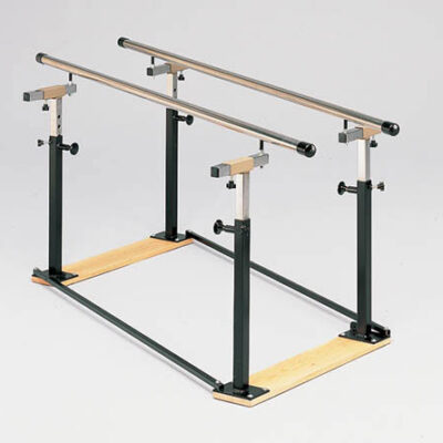 Folding Parallel Bars 10' w/Wood Base