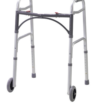 Walker Folding 2-Button Youth W/5  Wheels Deluxe (Drive)