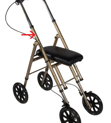 Adj Pin for Bath Bench and 1089 Knee Walker