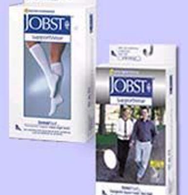 Jobst Sensifoot Over-The-Calf Sock White Medium