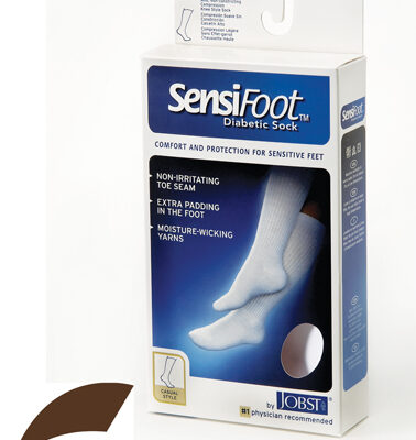 Jobst Sensifoot 8-15 Knee Length Large Brown