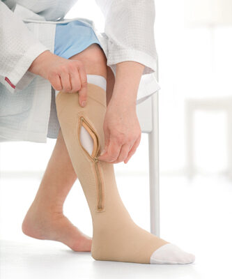 Ulcercare 2-Part Sys Right Zip w/Liner Beige 2XL