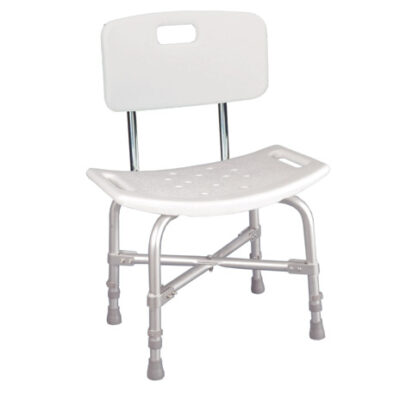 Bath Bench - Heavy Duty With Back  Bariatric (KD)  Each