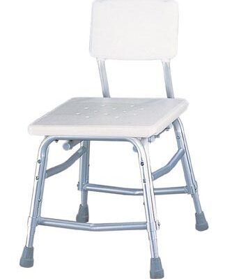 Bath Bench w/Back & Dual Frame Brace  Extra Heavy Duty  Cs/2