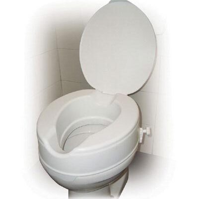 Raised Toilet Seat w/Lid 4  Savannah-style  Retail