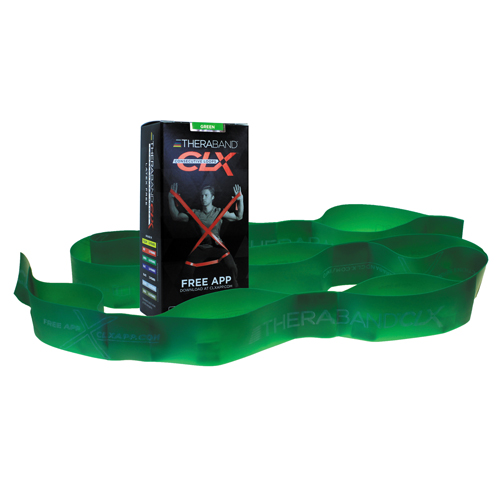 Theraband Consecutive Loops Green 5' Individual 9-Loop