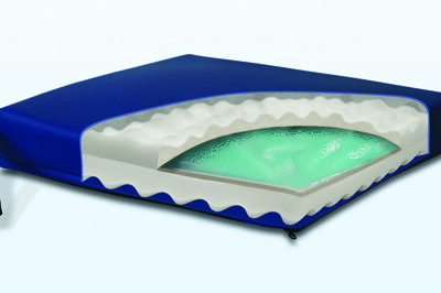 Gel Convoluted Foam Cushion 18  x 16  x 3   Navy