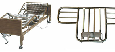 Ultra Light Full Electric Bed w/Full Length Side Rails