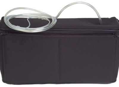 Oxygen Cylinder Shoulder Bag w/Zippered Pocket Horizontal