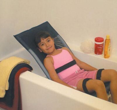 Shower Bath Chair Adj Sm PVC Reclining w/o Base&Caster