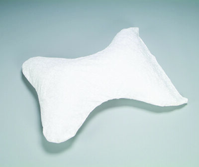Cervical Butterfly (Bow Tie) Pillow w/Removable Cvr White