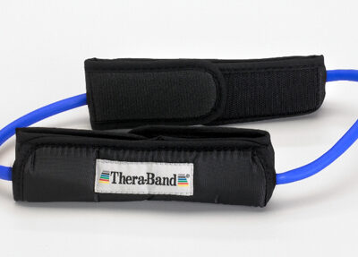 Theraband Prof Resist Tubing Loop w/Padded Cuffs  Blue