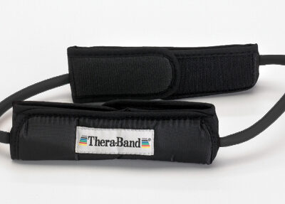 Theraband Prof Resist Tubing Loop w/Padded Cuffs Black