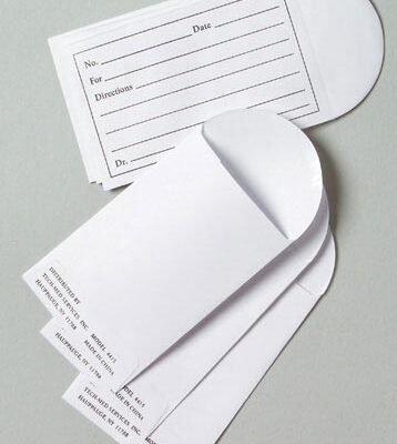 Pill Envelopes Box Bx/1000 Printed