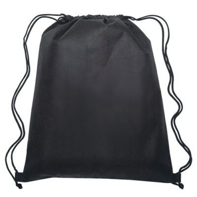 Drawstring Bag  Black