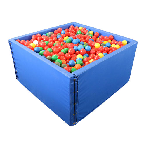 Panel Sided Ball Pit 4' x 4' w/2500 Large Balls