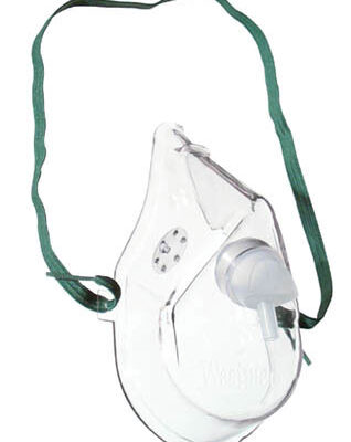 Oxygen Mask Adult w/7' Tubing Medium Concentration (Each)