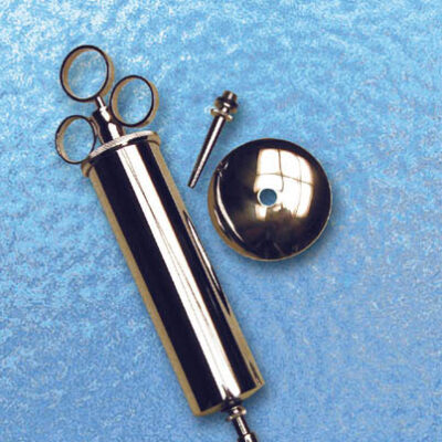 Ear Syringe Metal- 2 Oz.