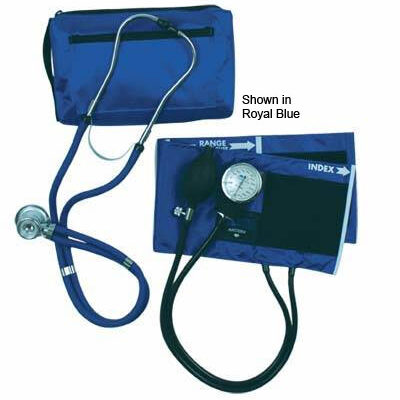 MatchMates Aneroid Sphyg Kit w/Stethoscope  Royal Blue