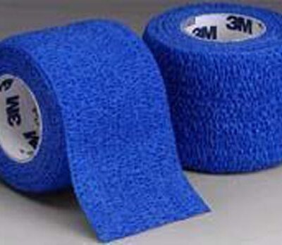 Coban Self-Adherent Wrap 2 x5 Yd Blue Bx/36