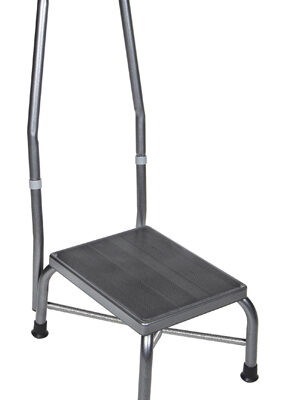 Foot Stool With Rail