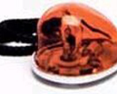 Tear Drop Dome Emergency Light Red