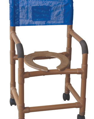Shower Chair  Standard PVC  Wood-Tone
