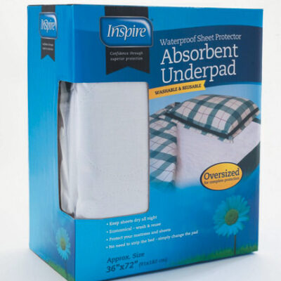 Inspire Reusable Absorbent Underpad Oversize 36 x 72
