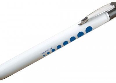 Metalite Reusable Penlight White w/ Pupil Gauge  each