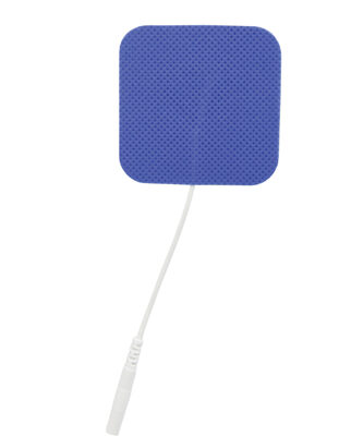 Reusable Electrodes  Pack/4 2 x2  Square  Blue Jay Brand