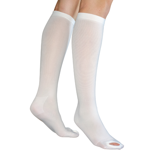 Anti-Embolism Stockings Xl/Lng 15-20mmHg Below Knee Insp Toe