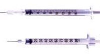 Syringe 3cc 22g 3/4  Bx/100